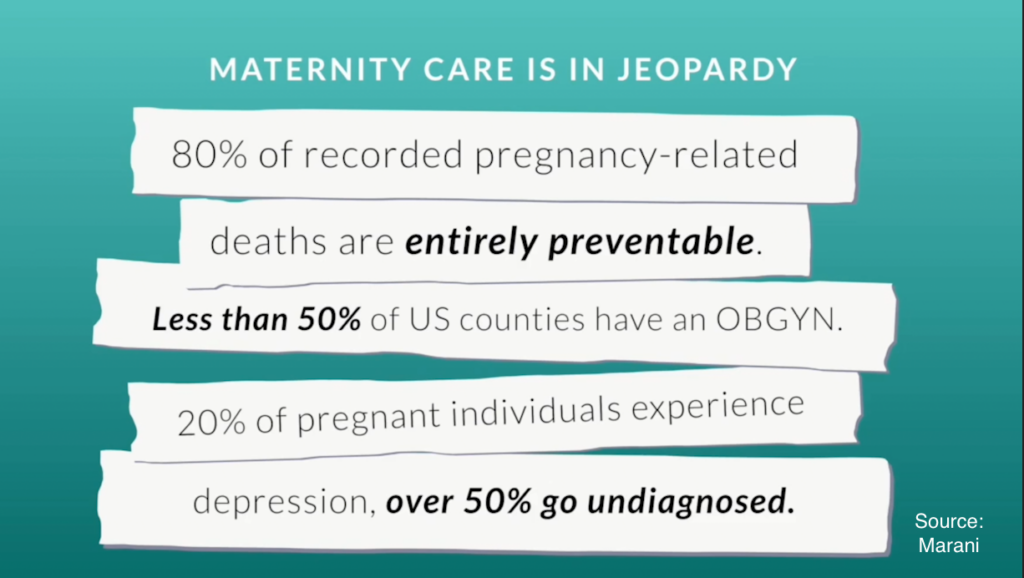 Facts about maternity care.